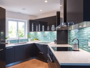 News Home 53 Bucătărie modernă cu design elegant și funcționalitate practică.