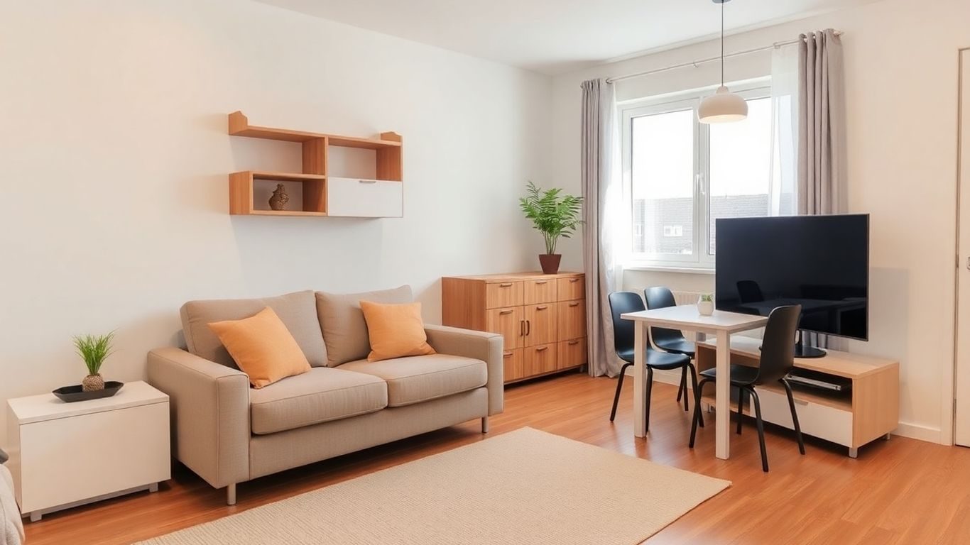Mobilier inteligent pentru apartamente mici.
